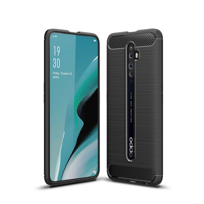 Cover Oppo Reno 2Z Børstet Kulfiber