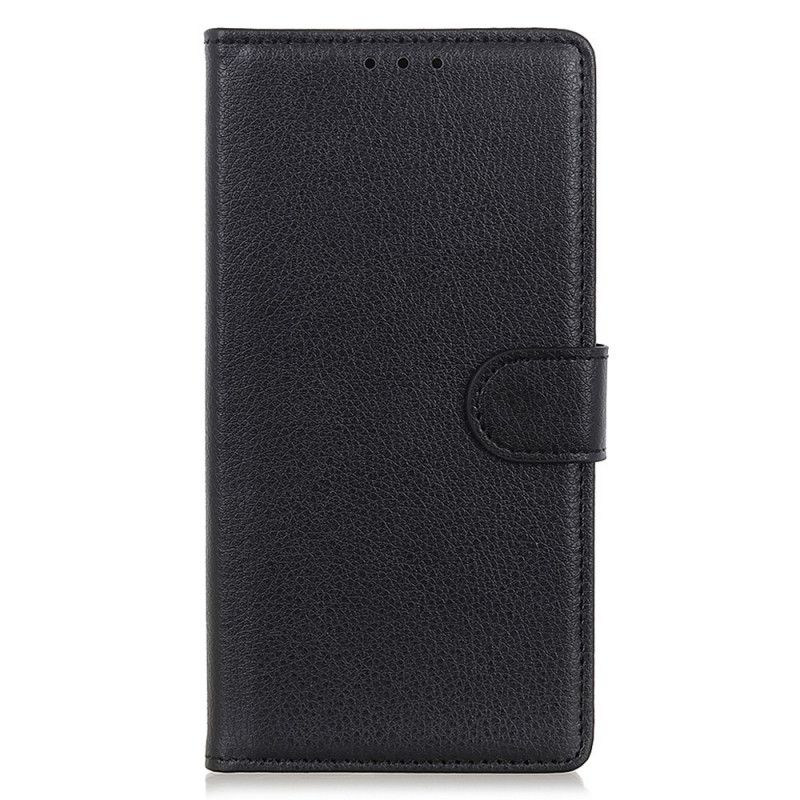 Læder Cover Samsung Galaxy A03 Traditionelt Litchi-læder