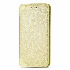 Cover Motorola Edge 20 Lite Flip Cover Mandalas
