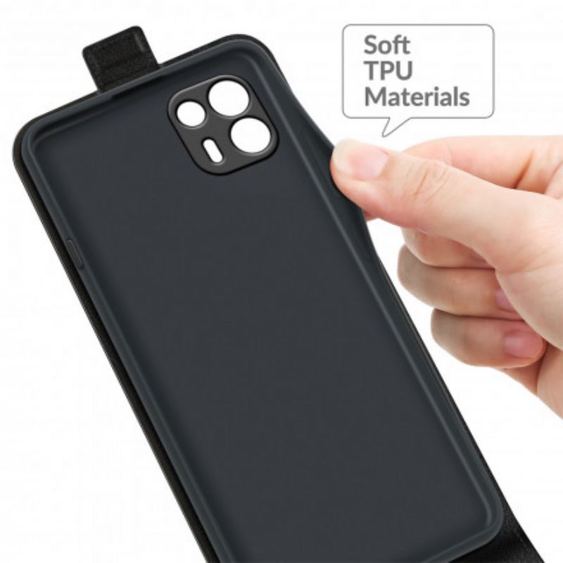 Flip Cover Motorola Edge 20 Lite Læder Cover Foldbar