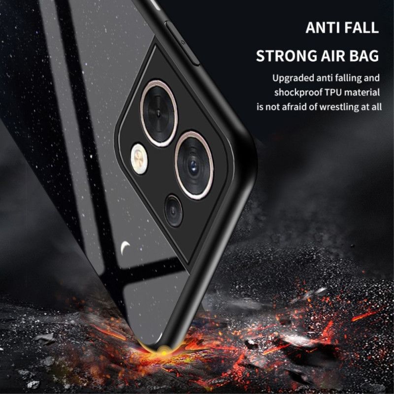 Cover Oppo Reno 8 Hærdet Glasmønster