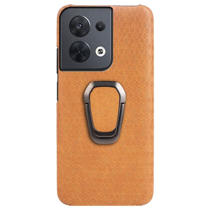 Cover Oppo Reno 8 Honeycomb Med Ring-støtte