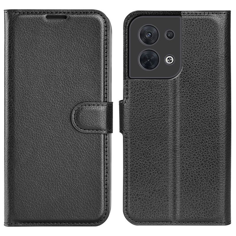 Flip Cover Oppo Reno 8 Klassisk Stil