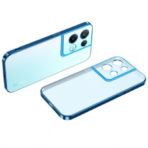 Mobilcover Oppo Reno 8 Transparente Kanter Metal Style Sulada
