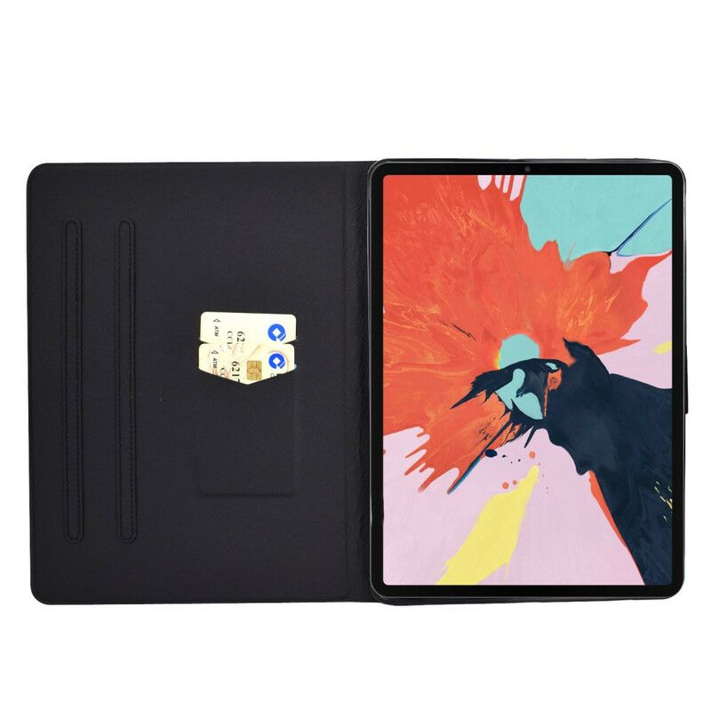 Flip Cover iPad Air (2022) (2020) / Pro 11" Blåøjet Kat