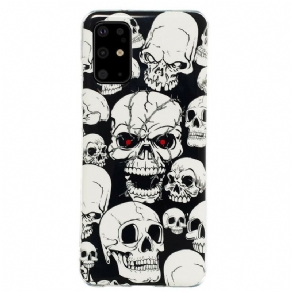 Cover Samsung Galaxy S20 Plus 4G / 5G Fluorescerende Kranier