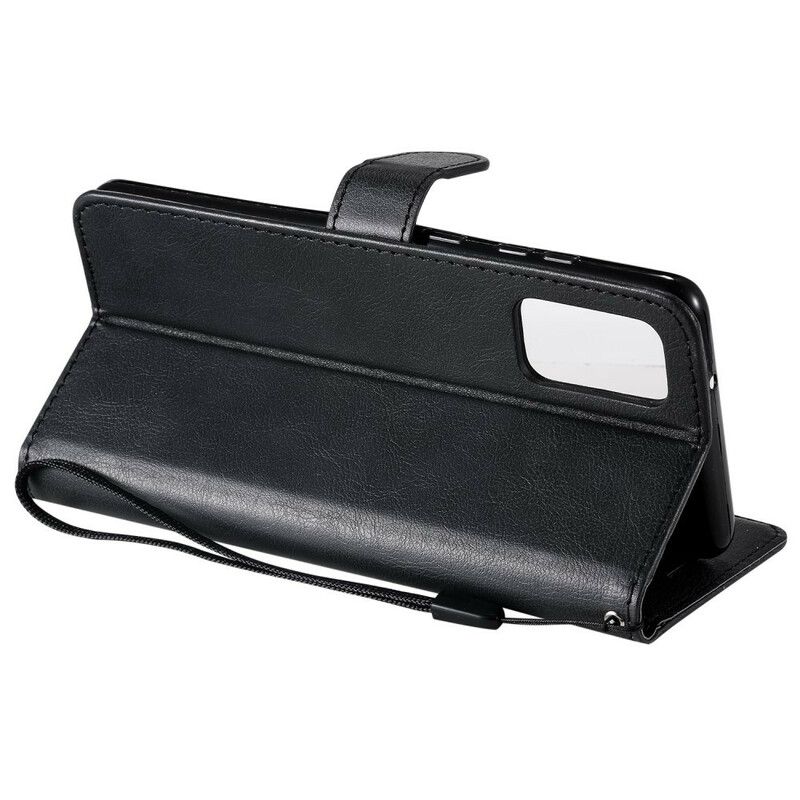 Flip Cover Samsung Galaxy S20 Plus 4G / 5G Med Snor Imiteret Læderrem