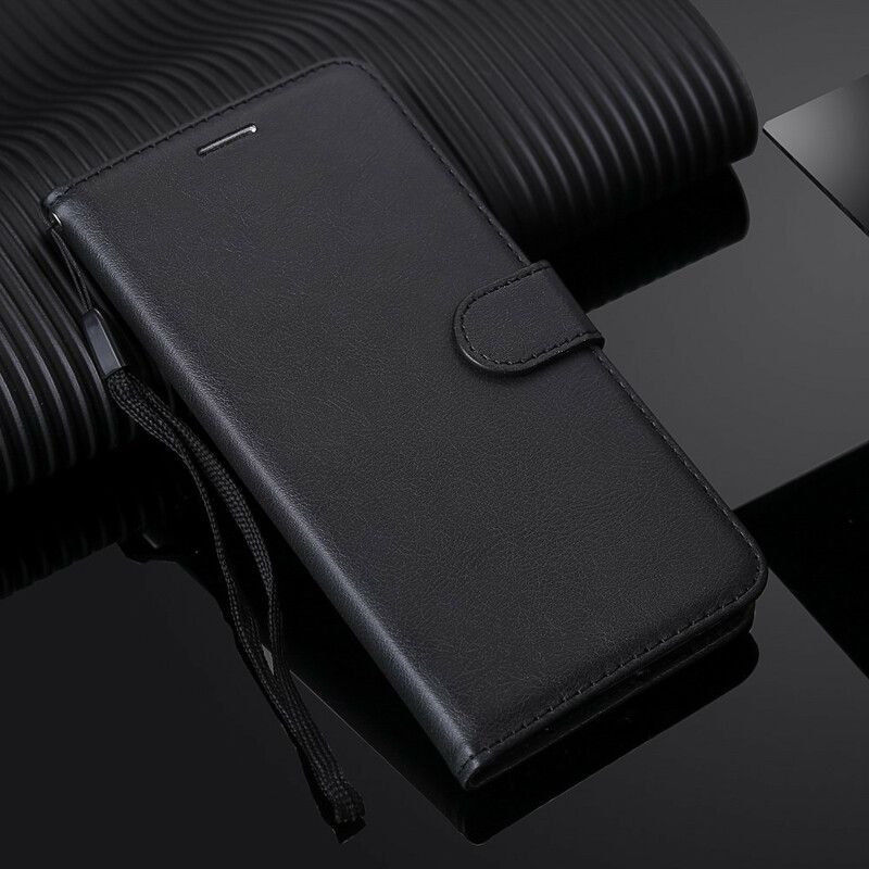 Flip Cover Samsung Galaxy S20 Plus 4G / 5G Med Snor Imiteret Læderrem