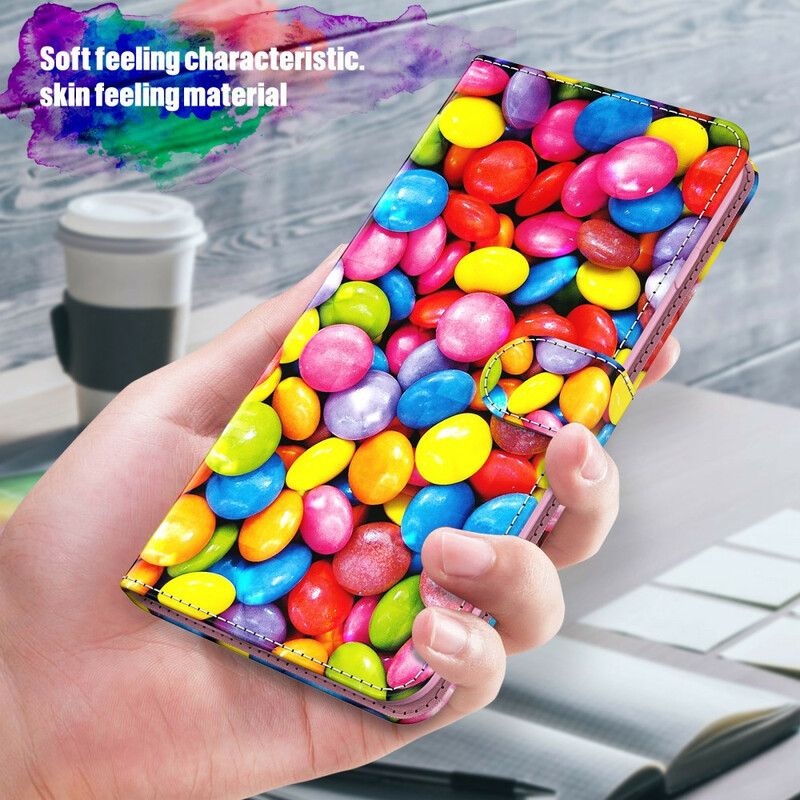 Flip Cover Samsung Galaxy A12 / M12 Slik Med Snor