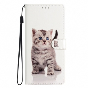 Flip Cover Samsung Galaxy A55 5g Lille Kat Med Rem