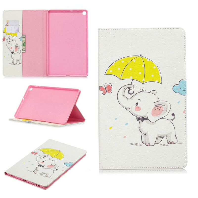 Etui Samsung Galaxy Tab A 10.1 (2019) Elefant I Regnen