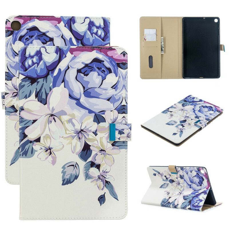 Flip Cover Samsung Galaxy Tab A 10.1 (2019) Kun Blomster