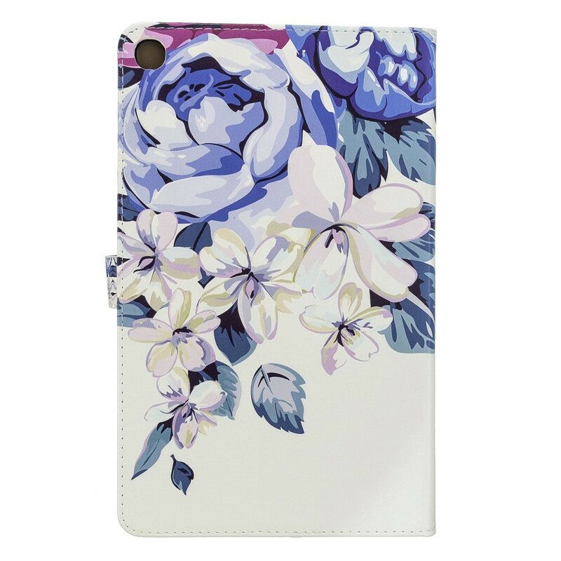 Flip Cover Samsung Galaxy Tab A 10.1 (2019) Kun Blomster