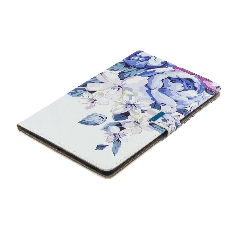 Flip Cover Samsung Galaxy Tab A 10.1 (2019) Kun Blomster