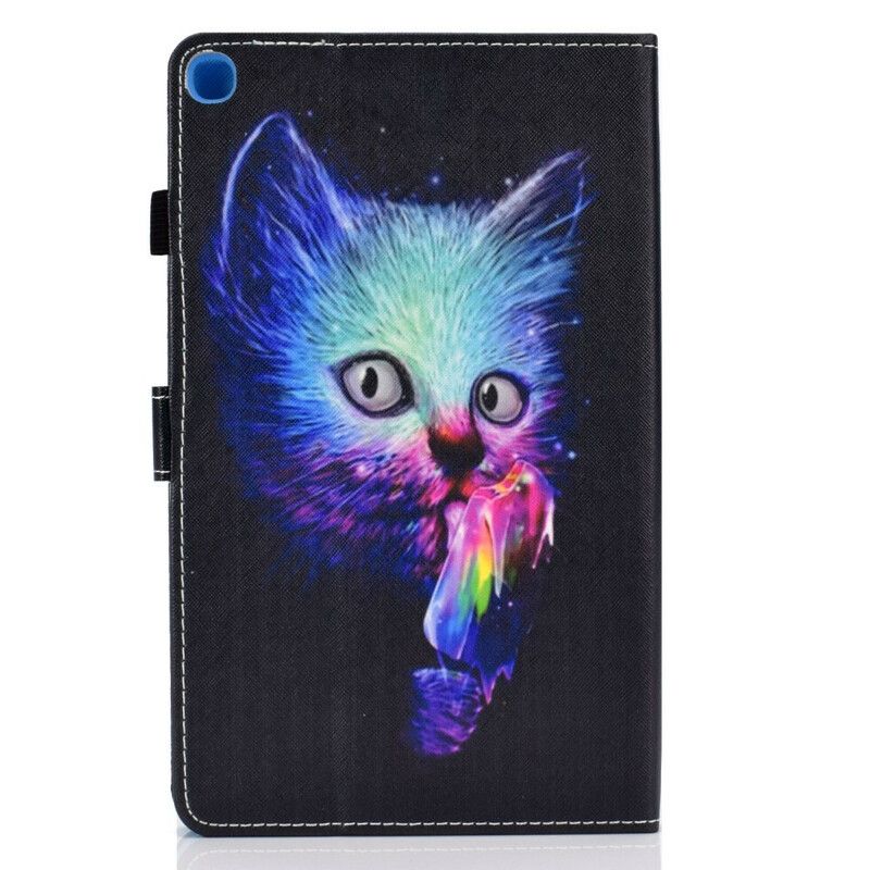 Læder Cover Samsung Galaxy Tab A 10.1 (2019) Psycho Cat