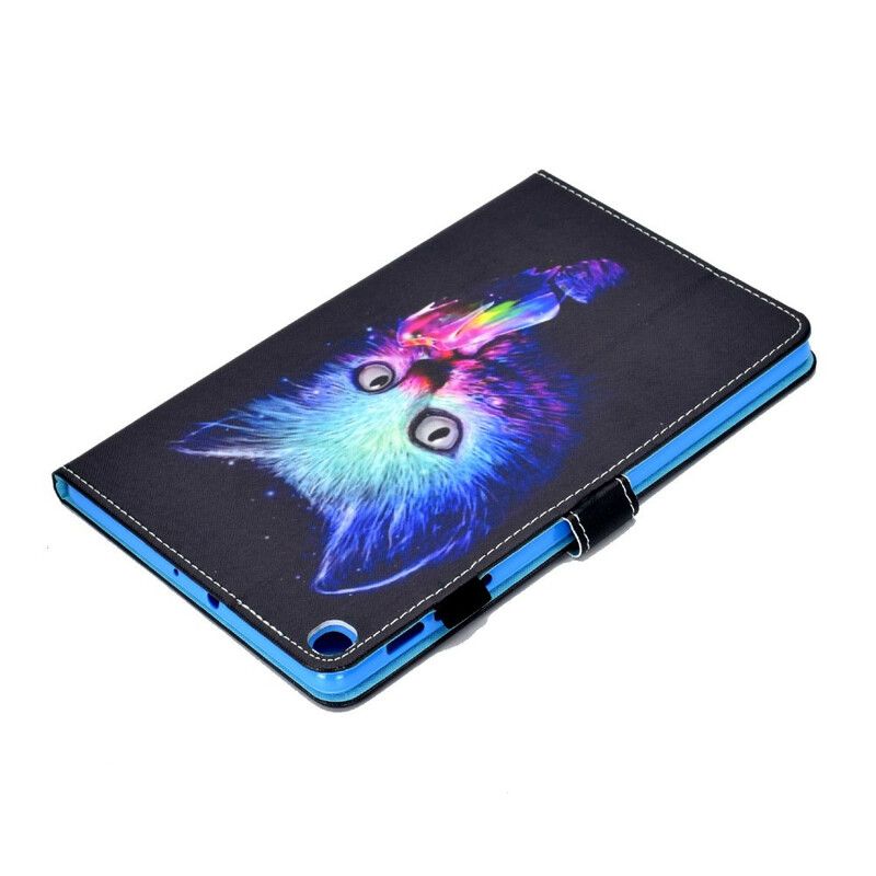 Læder Cover Samsung Galaxy Tab A 10.1 (2019) Psycho Cat