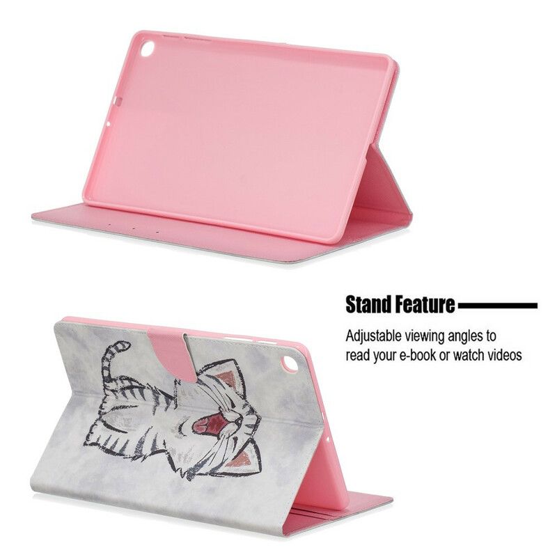 Læder Cover Samsung Galaxy Tab A 10.1 (2019) Sød Killing