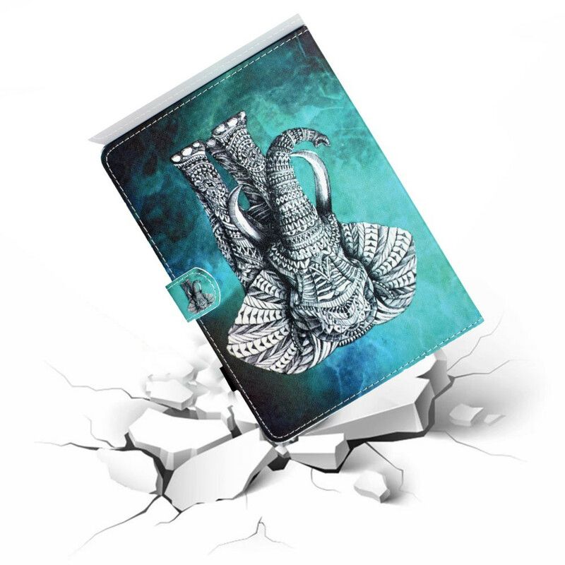 Læder Cover Samsung Galaxy Tab A 10.1 (2019) Sommerfugle