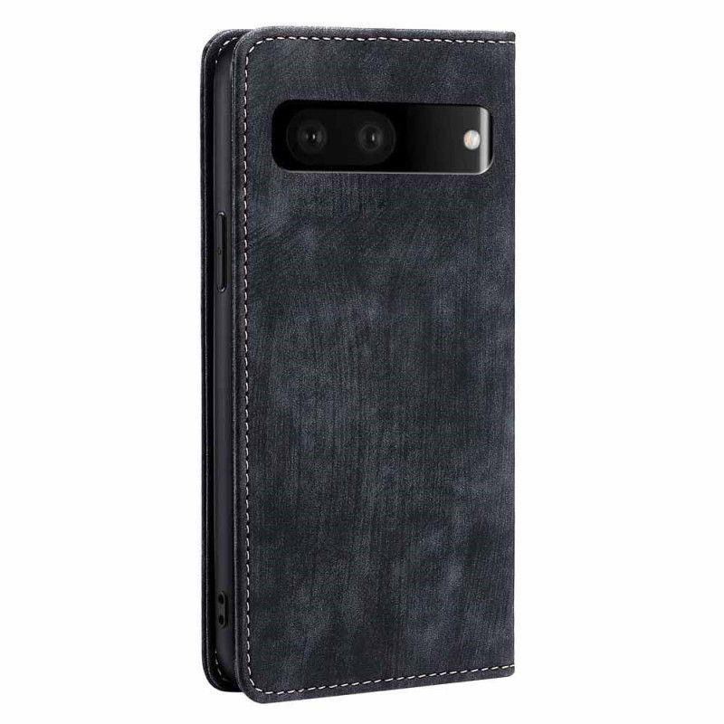 Cover Google Pixel 7 Flip Cover Stylet Imiteret Læder