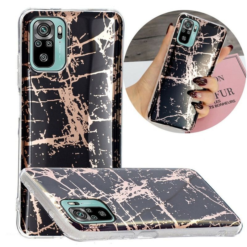 Cover Poco M5s Marmor Geometri