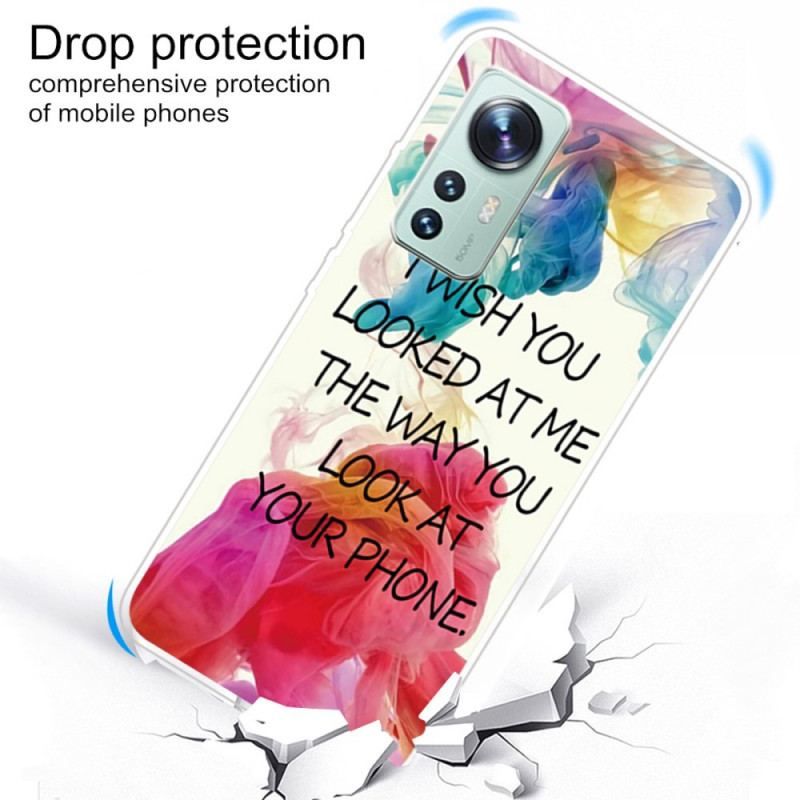 Cover Xiaomi 12 Pro Silikone Jeg Ville Ønske. Du Så På Mig