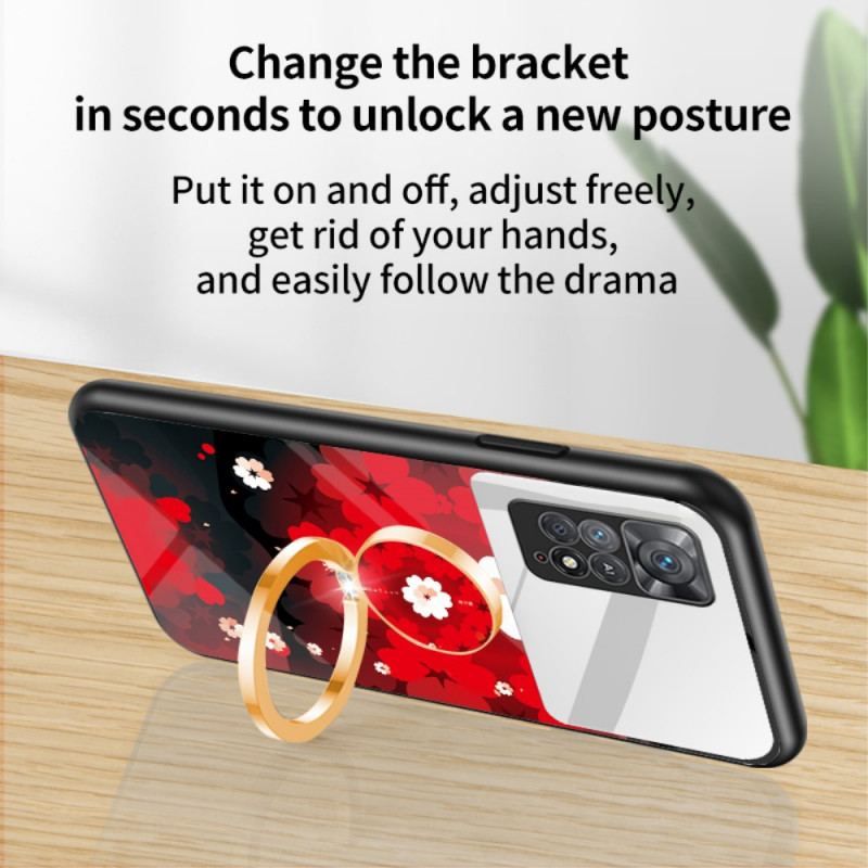 Cover Xiaomi Redmi Note 11 Pro / 11 Pro 5G Spejl Med Roterende Ring