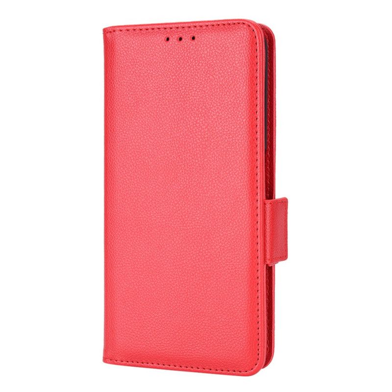 Flip Cover Realme 9 5G Læder Cover Dobbelt Nye Farver Flap