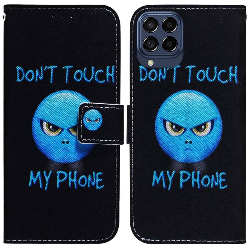Læder Cover Samsung Galaxy M33 5G Emoji-telefon