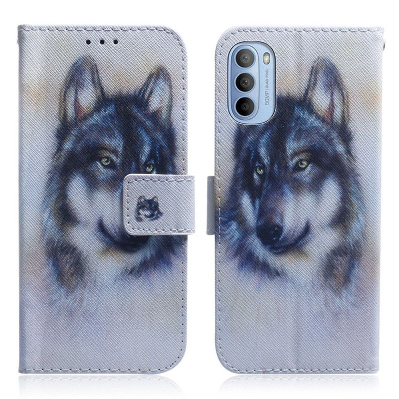 Flip Cover Moto G31 / Moto G41 Hundeblik