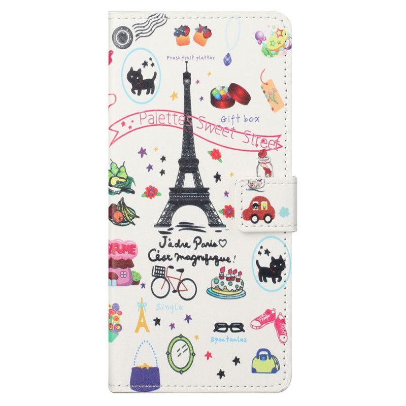 Flip Cover Moto G31 / Moto G41 Jeg Elsker Paris