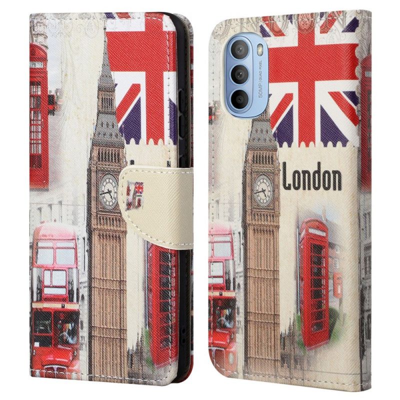 Flip Cover Moto G31 / Moto G41 London Life
