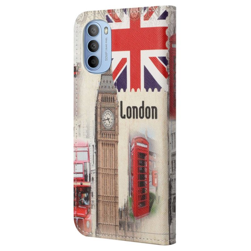 Flip Cover Moto G31 / Moto G41 London Life
