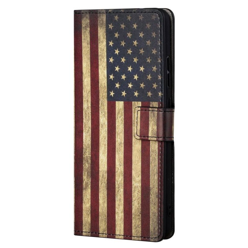 Flip Cover Moto G31 / Moto G41 Usa Flag