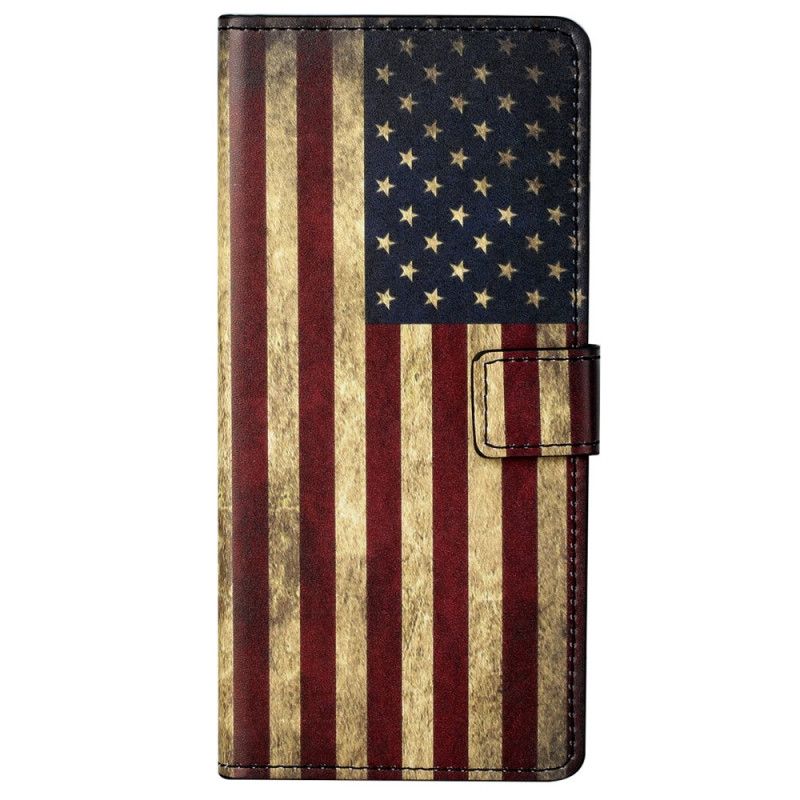 Flip Cover Moto G31 / Moto G41 Usa Flag