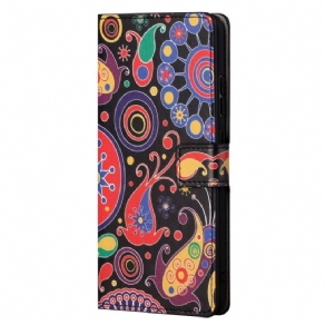 Læder Cover Moto G31 / Moto G41 Galaksetegninger