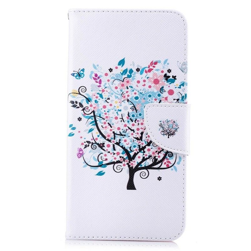 Flip Cover iPhone XS Max Blomstret Træ
