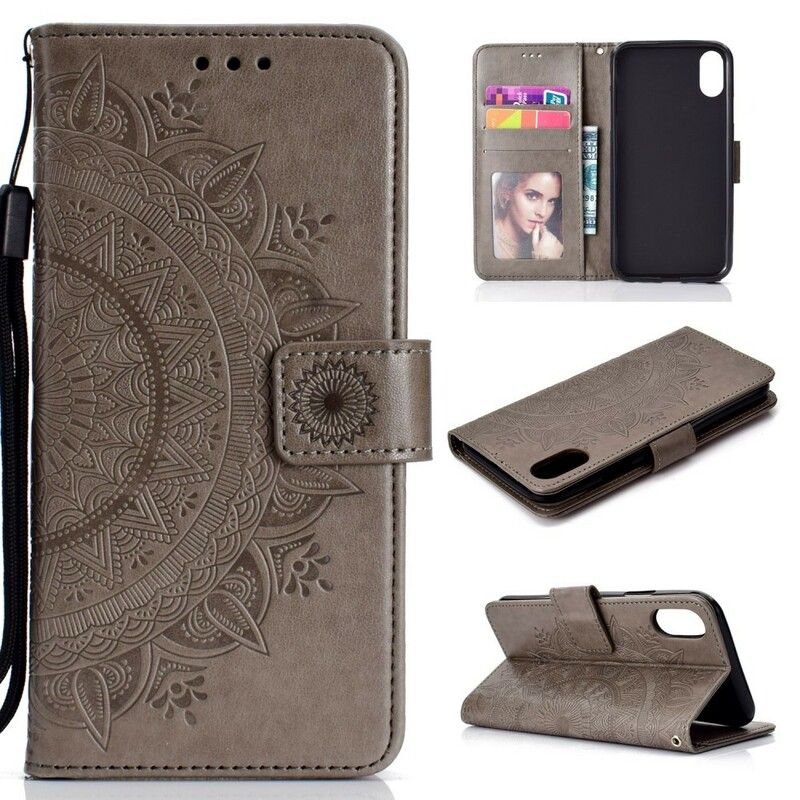 Flip Cover iPhone XS Max Sol Mandala