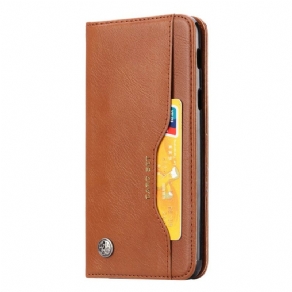 Cover Pocophone F1 Flip Cover Faux Læder Kortholder