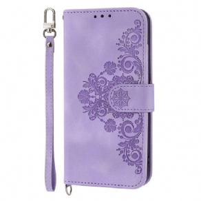 Flip Cover Huawei P60 Pro Blonde Og Skulderrem