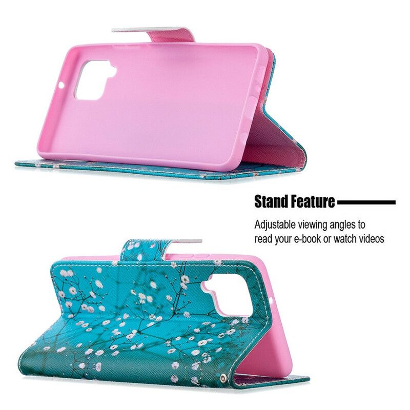 Flip Cover Samsung Galaxy A42 5G Blomstrende Træ