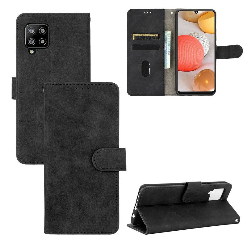 Læder Cover Samsung Galaxy A42 5G Skin-touch