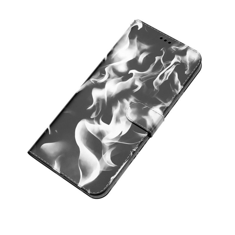Flip Cover Huawei Nova 8i / Honor 50 Lite Abstrakt Mønster