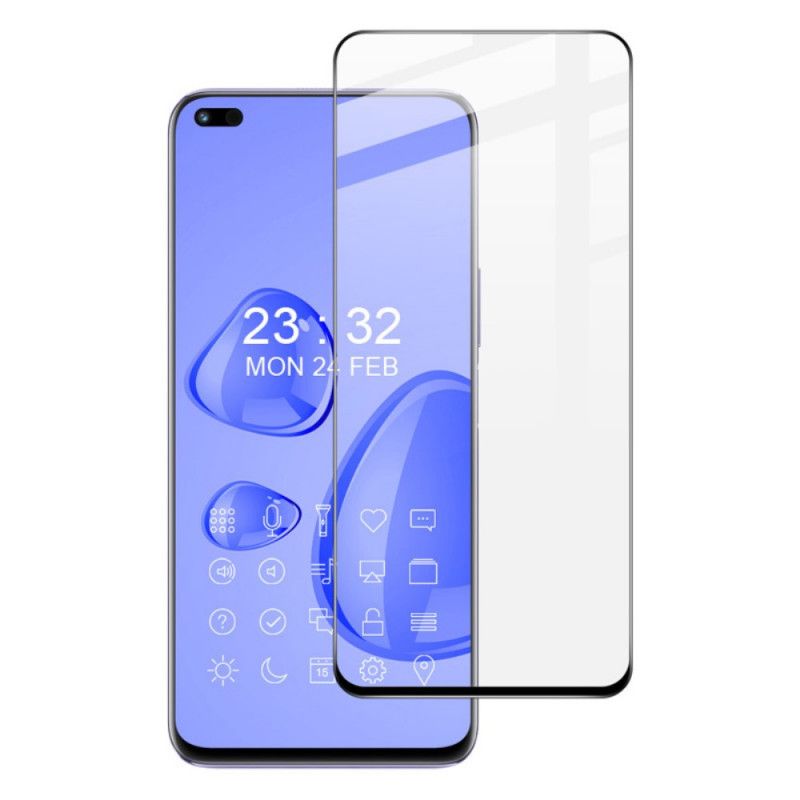 Honor 50 Lite / Huawei Nova 8I Black Edge Hærdet Glas Skærmbeskytter