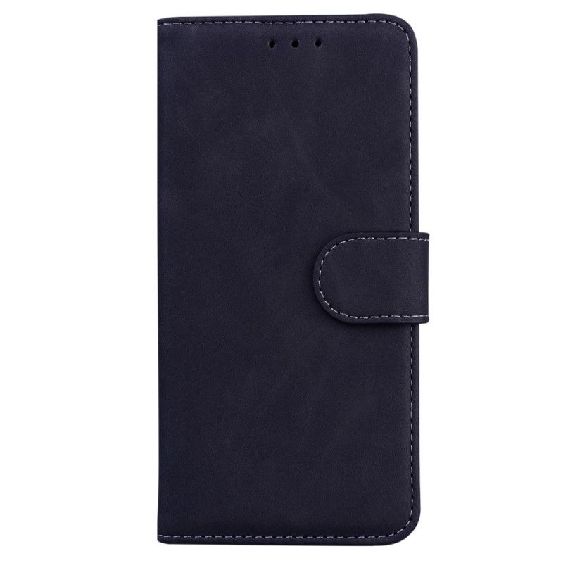 Læder Cover Huawei Nova 8i / Honor 50 Lite Monokrom Lædereffekt