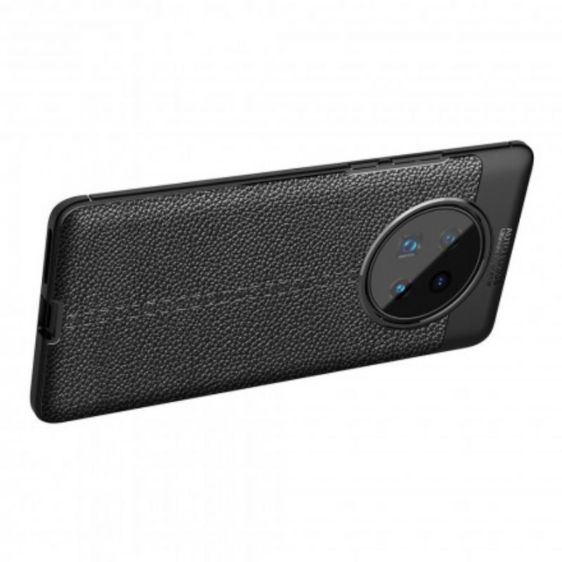 Cover Huawei Mate 40 Pro Dobbelt Linje Litchi Læder Effekt