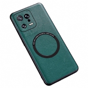 Cover Xiaomi 13 Pro Læder Style Magsafe Kompatibel