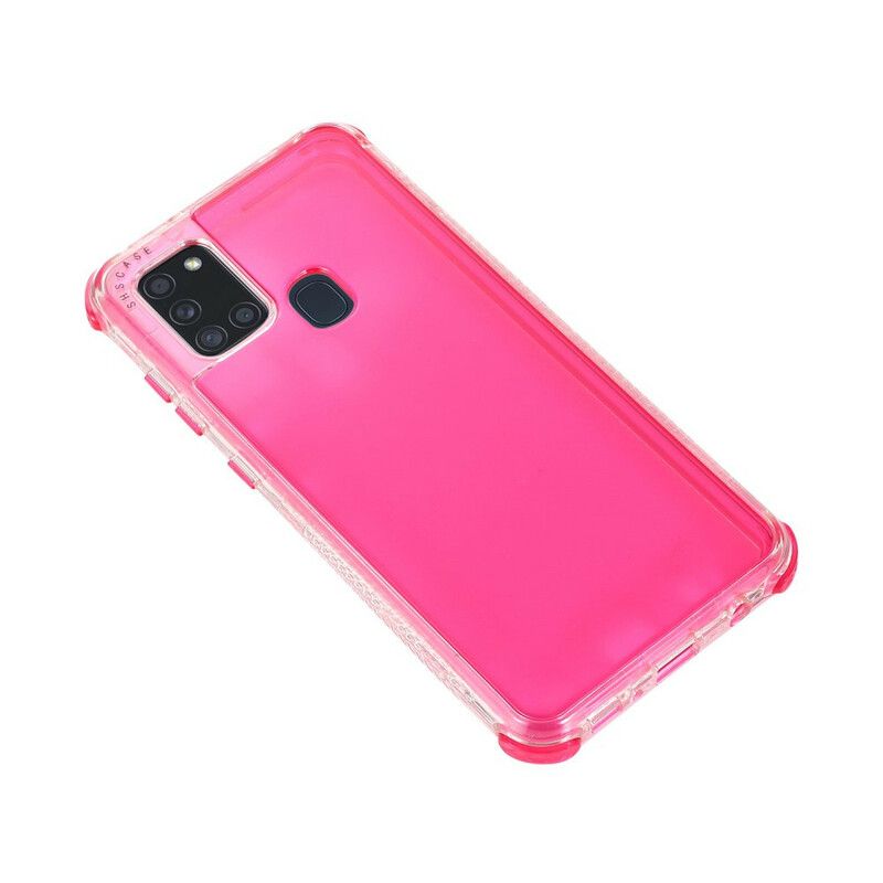 Cover Samsung Galaxy A21s Farvede Forstærkede Hjørner