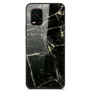 Cover Xiaomi Mi 10 Lite Supreme Marmor Hærdet Glas