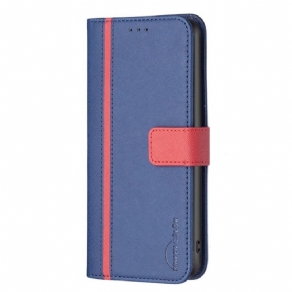 Flip Cover Xiaomi 12 / 12X Tofarvet Binfen Farve