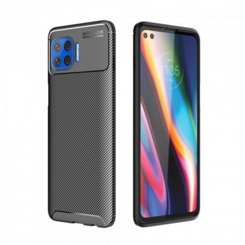 Cover Moto G 5G Plus Kulfiberteksturslange